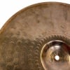 Close-up of Zildjian ZXT 14-inch solid hi-hat cymbals with detailed surface texture.