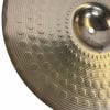 Close-up of Zildjian ZXT 14in solid hi-hat cymbals showing detailed surface pattern.