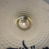 Close-up of Zildjian 18in Total China cymbal with textured surface.