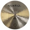 Istanbul 20-inch jazz ride cymbal with a shiny, reflective surface and handcrafted Turkish design.