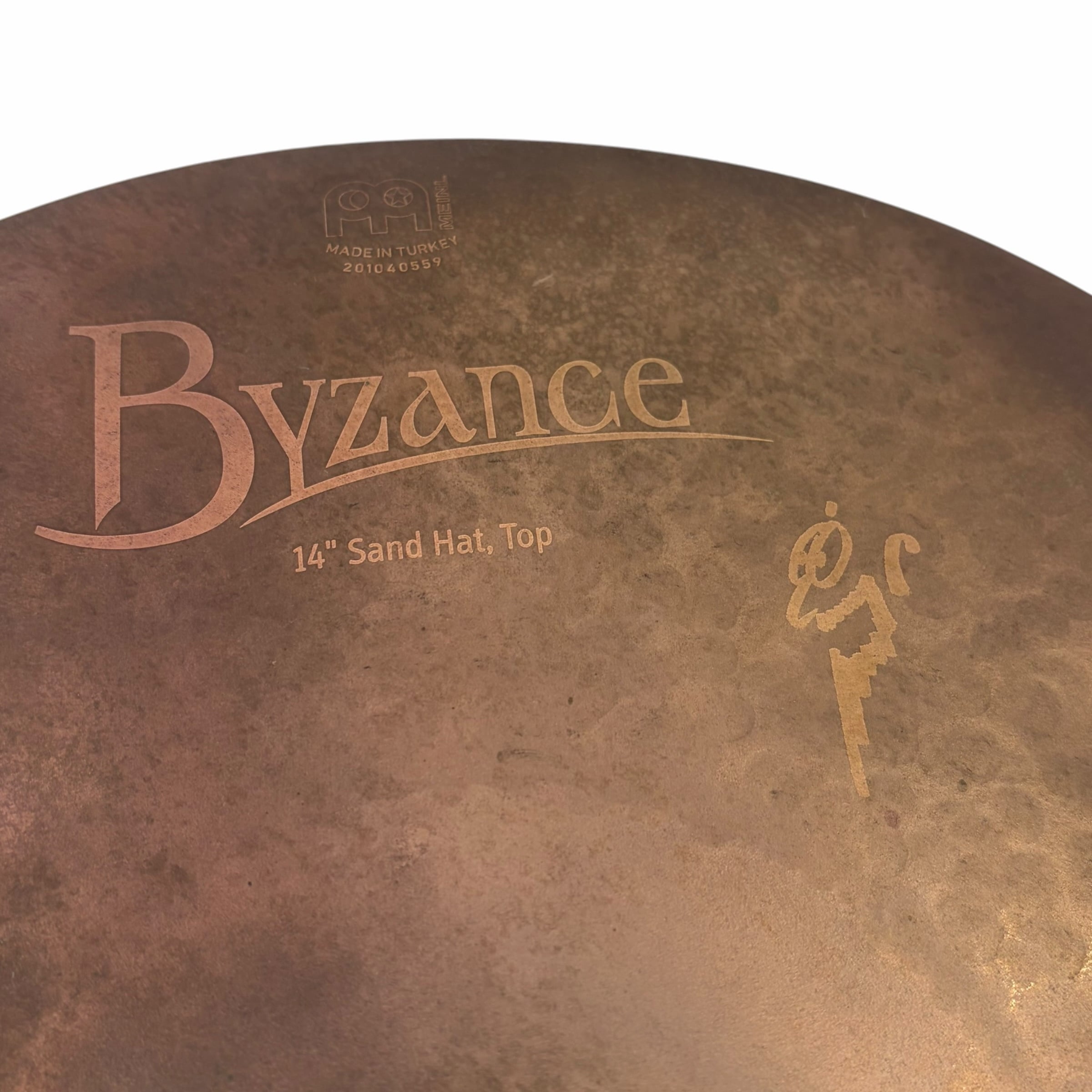 14-inch Byzance Vintage Sand Hats cymbals for drummers.