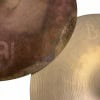 Close-up of Meinl Byzance Vintage 14in Sand Hi-Hats cymbals.