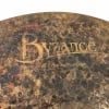 Close-up of Meinl Byzance Extra Dry 18in Thin Crash cymbal surface.