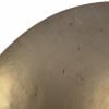 Close-up of a Meinl Byzance Vintage 22in Sand Ride Cymbal surface with detailed grooves.