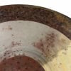 Rusty 22-inch vintage ride cymbal with sand finish and patina.