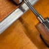 Close-up of drum hardware and wood finish at Drummers Only.