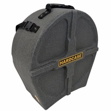 Granite hard drum case for 14-inch snare drums with secure latch and handle.
