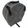 Granite 14-inch snare drum case with handle and straps for protection.
