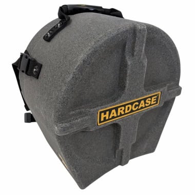 Granite hard drum tom case with Hardcase logo for drum protection.