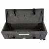 Durable 28-inch hardware case with wheels for drum equipment transport.
