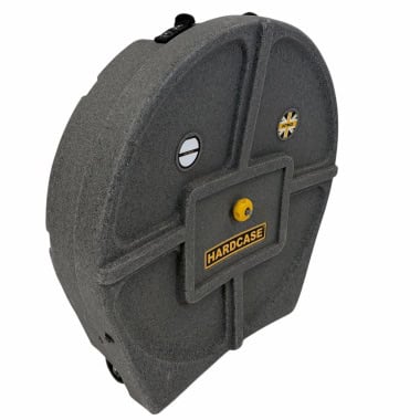 Durable granite cymbal case for 9-piece drum sets with secure latches.