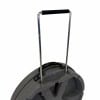 Drum cymbal case with handle for transport, granite colour, sturdy design.