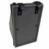 Durable granite hard case for single bass pedal with secure straps.