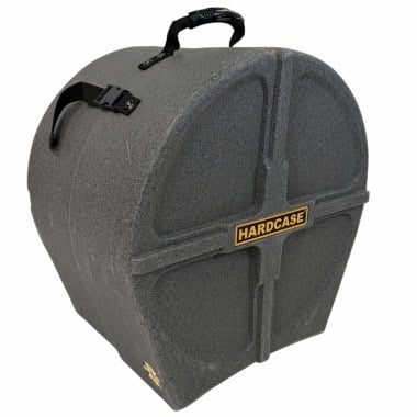 Granite hard drum case for 16-inch floor tom with handle and secure straps.