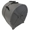 Granite hard case for 22-inch bass drum with wheels and handles.