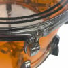 Ludwig Vistalite drum shell hardware and tension rod close-up.
