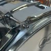 Close-up of Ludwig drum hardware and chrome finish.