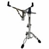 Drummers Only snare drum stand with chrome finish and Ergo grips.