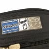 Pro Racket 12in snare case with protective snare badge on black bag.