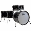 Gretsch Renown maple drum kit, 22in bass drum with mounted toms in piano black.