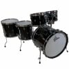 Gretsch Renown maple drum kit in piano black with hardware.