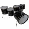 Gretsch Renown Maple 22in 6pc shell pack in piano black, black hardware.