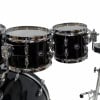 Gretsch Renown Maple 22in 6pc shell pack in piano black with chrome hardware.
