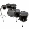 Gretsch Renown maple drum set in piano black with stand.
