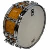 Mapex Black Panther 14x5.5 inch snare drum with natural wood shell and chrome hardware.
