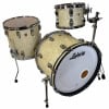 Ludwig Classic Maple 20in 3pc drum set in vintage white marine finish.