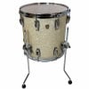 Ludwig Classic Maple snare drum with cream hardware and stands.