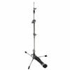 DW 6000 Series hi-hat stand with sleek chrome finish and sturdy base.