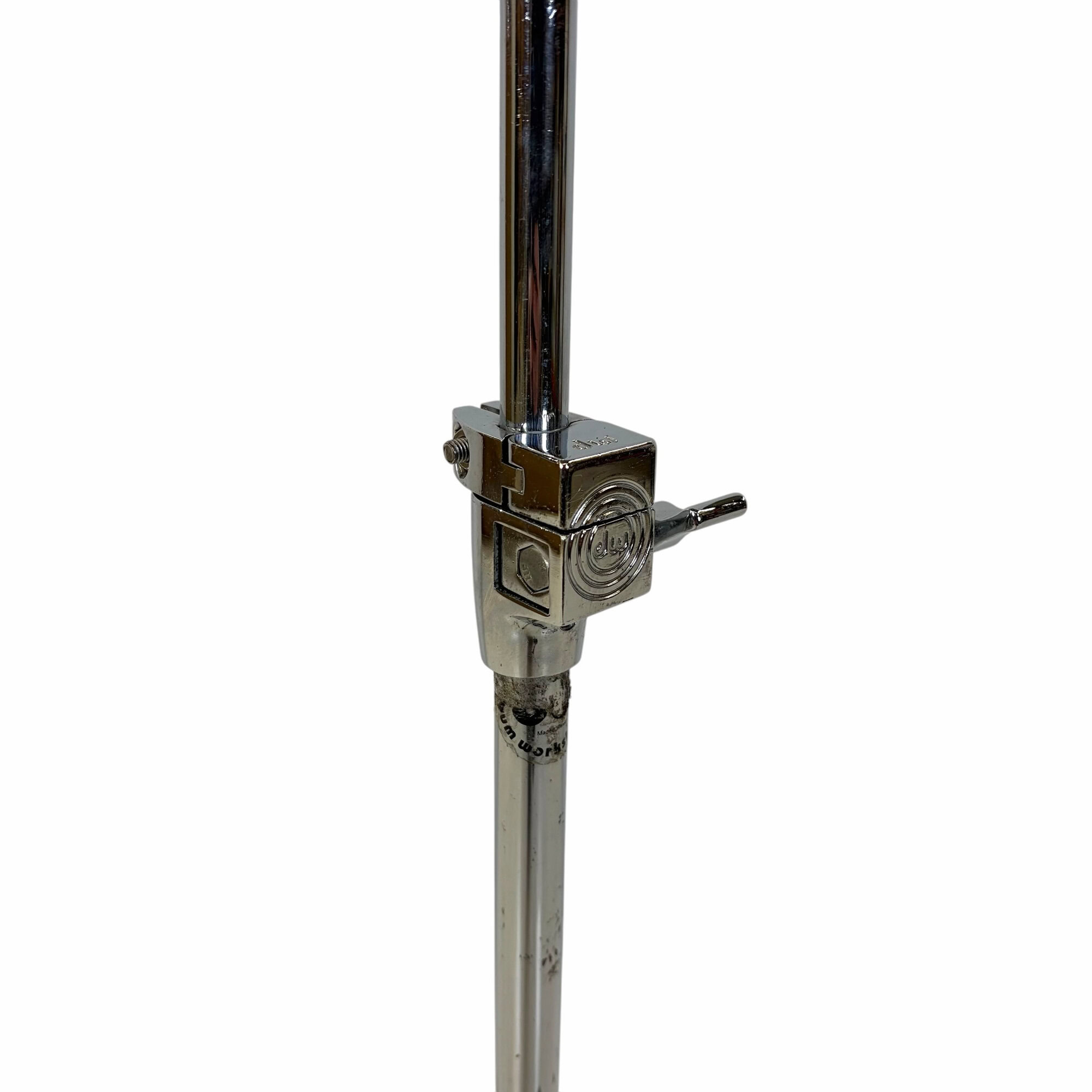 DW 6000 hi-hat stand component with chrome finish.