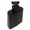 Black drum accessory with a small clamp on top.