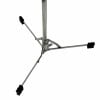 Ludwig Atlas Classic straight cymbal stand base with tripod feet for stability.