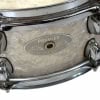 Premier Artist Birch snare drum with chrome hardware and pearl finish.