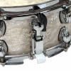 Premier Artist Birch snare drum with chrome hardware and white throw-off.