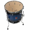 DrummerOnly blue drum shell with stand and hardware.
