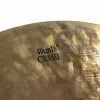 Close-up of Istanbul Mehmet Samatya 16-inch crash cymbal with branding.
