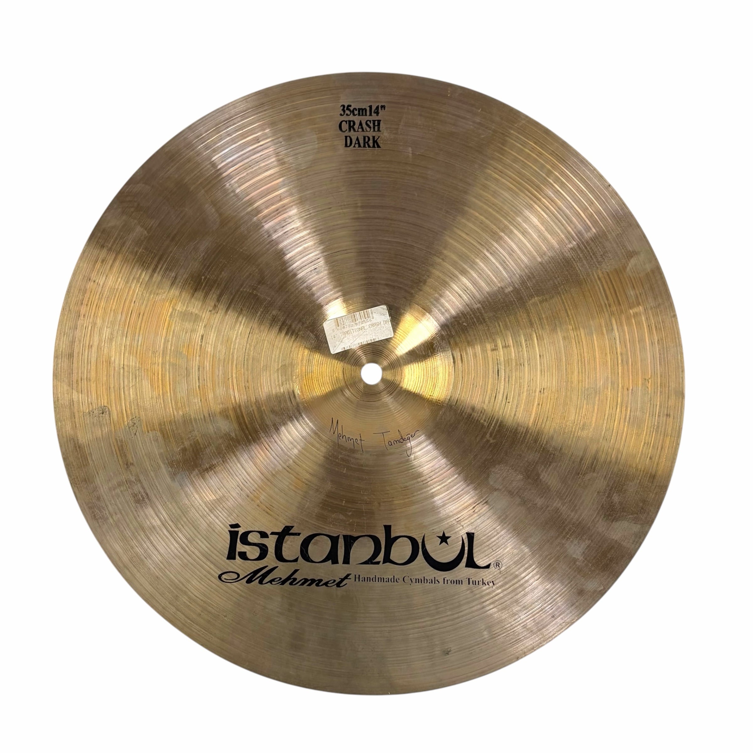 14-inch Istanbul Mehmet Samatya Crash Cymbal for drummers and percussionists.