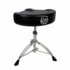 Mapex drum throne with adjustable height and comfortable saddle seat.