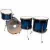 Yamaha Stage Custom 20-inch drum shell pack in deep blue sunburst finish.