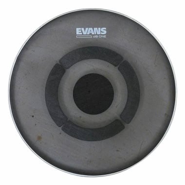 Evans DB One 14-inch tom drum head for drums and percussion.