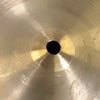 Close-up of a 14-inch Istanbul Mehmet Samatya crash cymbal with detailed grooves.