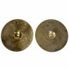 Pair of Istanbul Mehmet Samatya 14-inch HiHats cymbals for drumming.