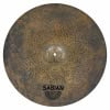 Sabian Garage Ride Cymbal with vintage finish and intricate pattern.