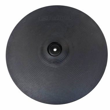 Roland CY-12C cymbal pad for electronic drum kits and percussion setups.