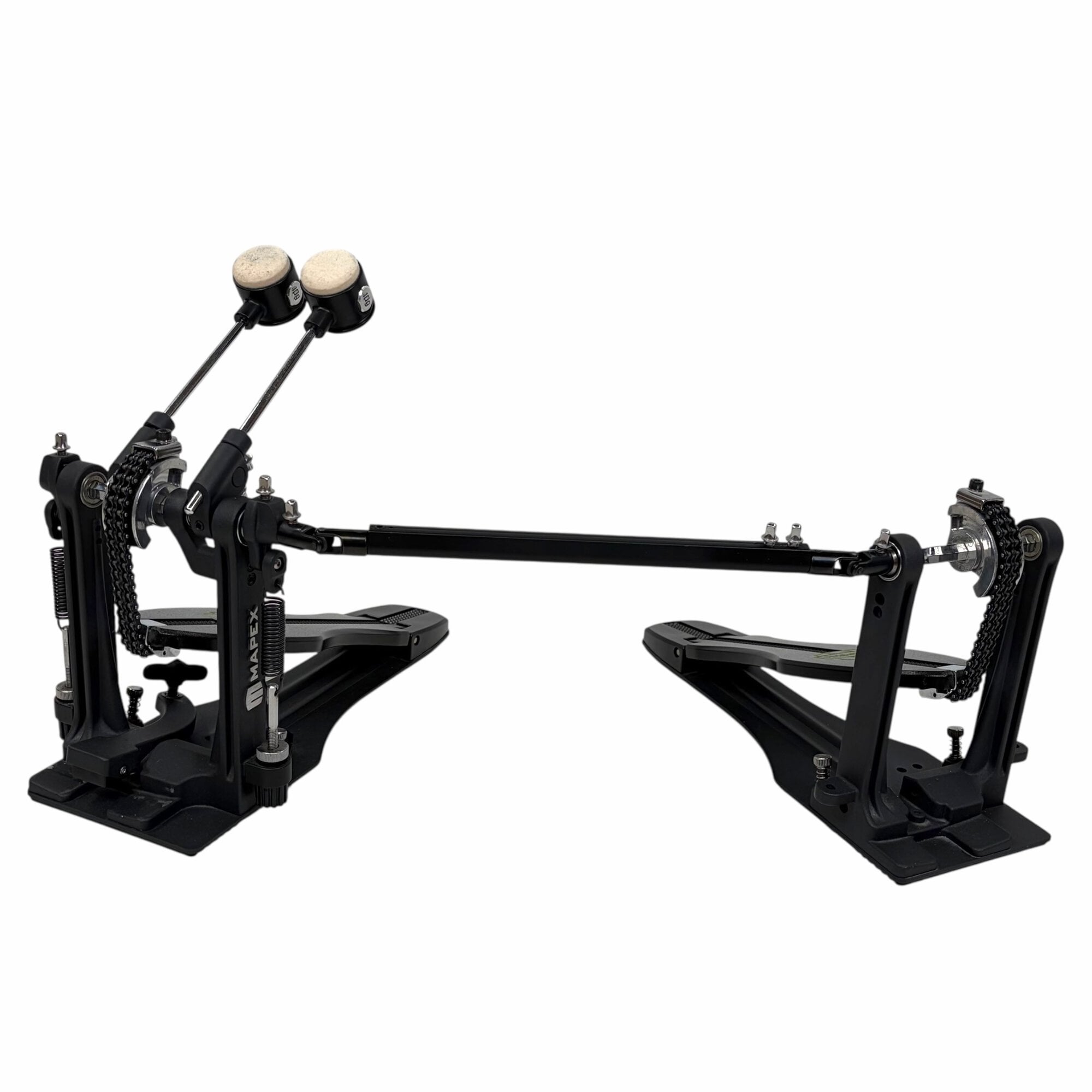 Double bass drum pedal for drummers, high-quality Mapex P810tw Armory model.