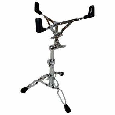 Pearl S-930 snare stand with adjustable arms and sturdy base.