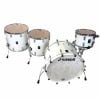 White Sonor Momentum Maple 4-piece drum shell pack for drummers.